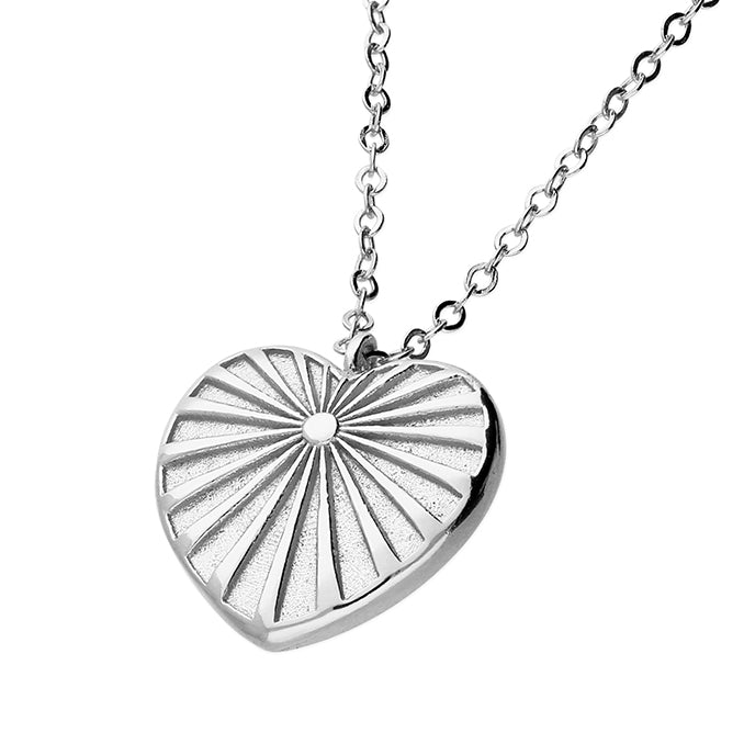 Sunburst Heart Necklace