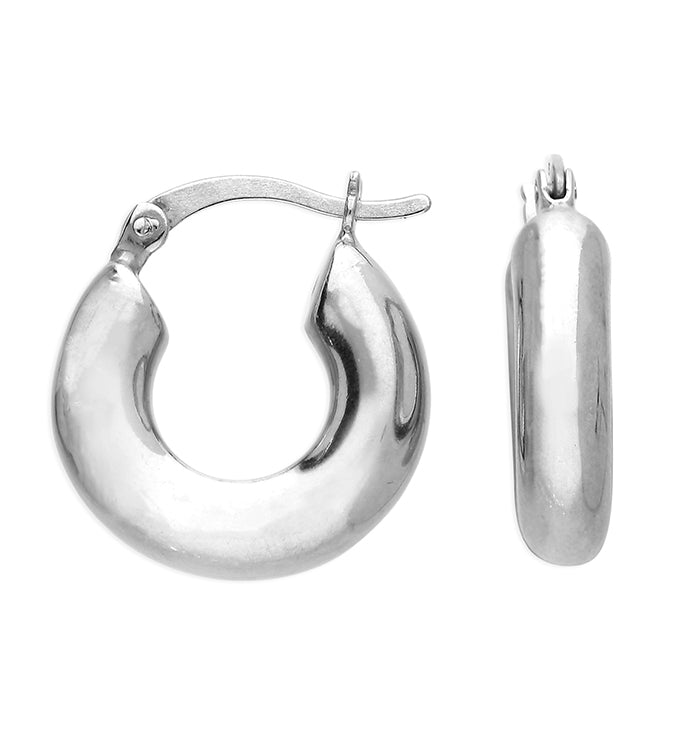 Small Chunky Circle Hinged Hoops