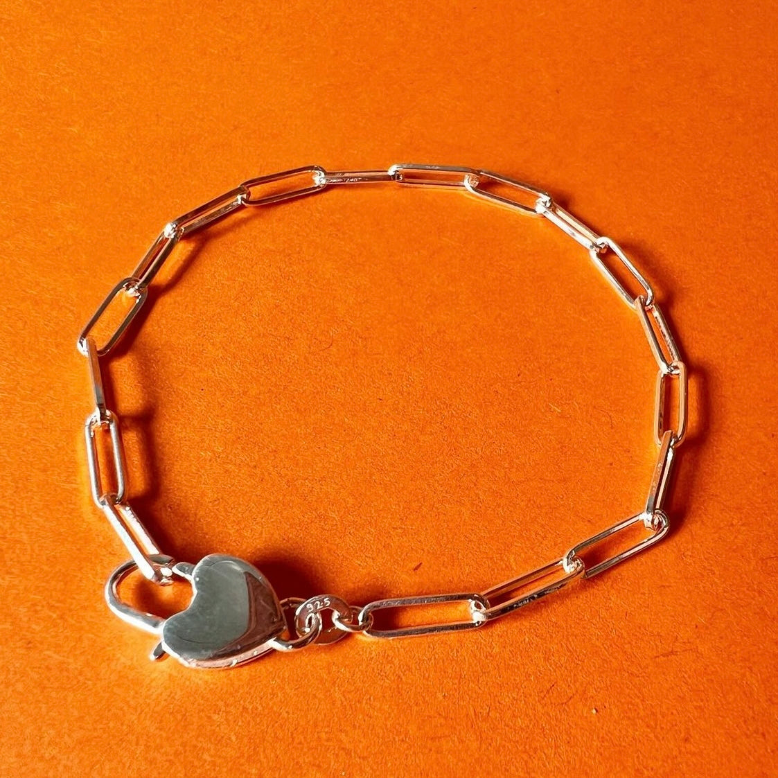 Heart Paper Chain Bracelet