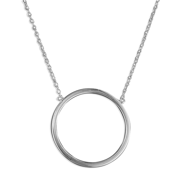 Circle on Chain Necklace