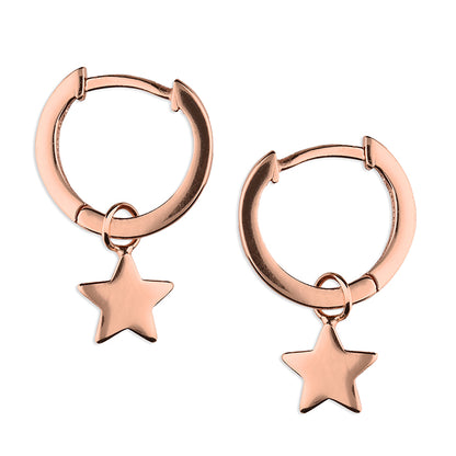 Star Huggie Hoops