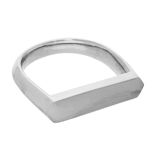 Long Hexagon Signet Ring