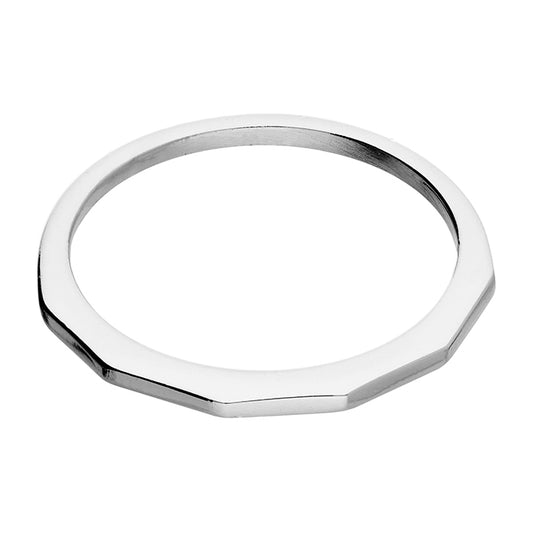 Angular Band Ring