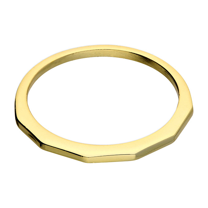 Angular Band Ring