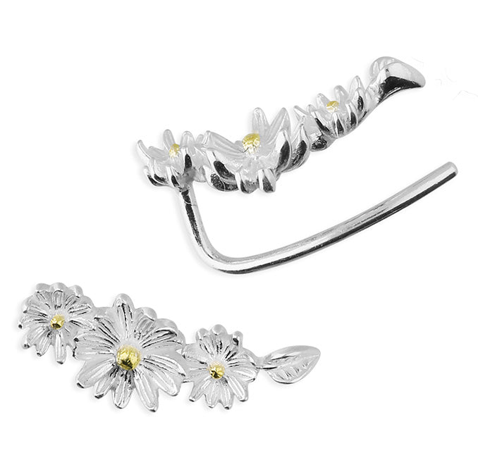 Daisy Flower Ear Climber