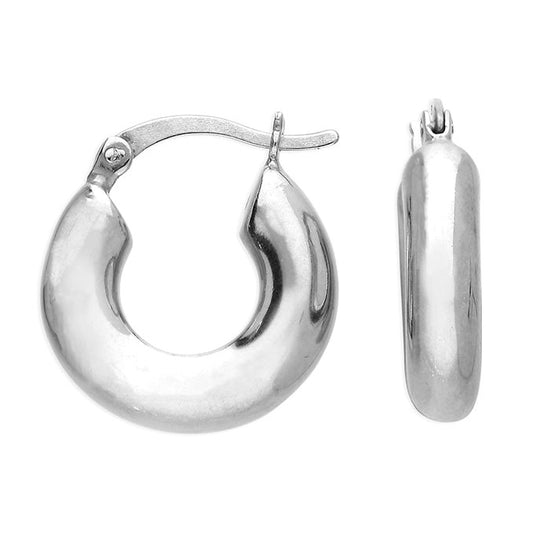 Small Chunky Circle Hinged Hoops