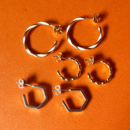 Seed Stud Hoops