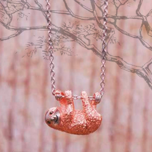 Laughing Sloth Necklace